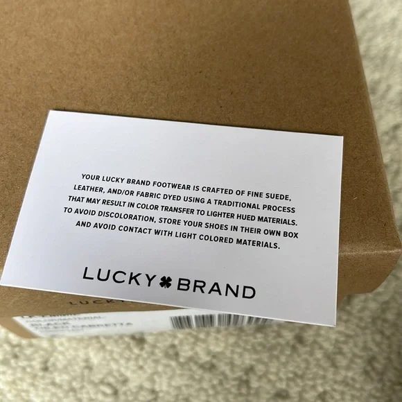 Lucky Brand NIB Emmie Leather Ballet Flats in Black Size 8.5 NEW - Picture 7 of 9